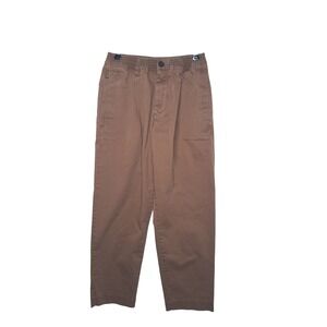 Zara Kids Brown Elastic Waist Trousers Pants Size 11-12 152cm